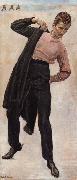 Gustav Klimt Jenenser Student oil on canvas